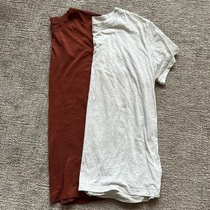 Lululemon All Yours Tee (heathered core ultra light grey).